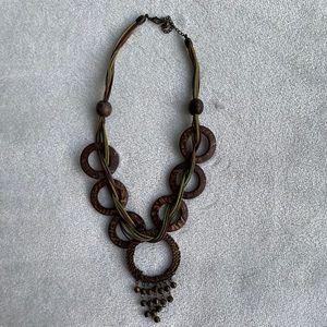 Boho loop necklace